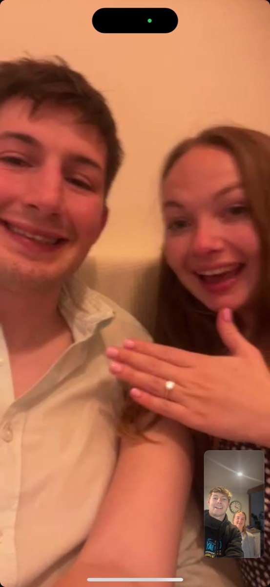 FaceTiming the family with the news