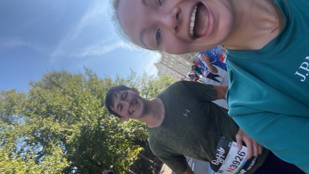 Big Half, mid-race
